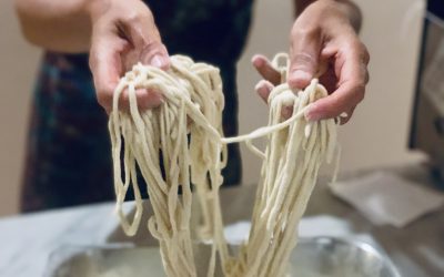 Pasta i pici at restaurant La Solita Zuppa | visit Chiusi Tuscany